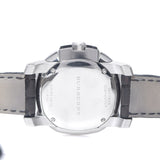 Burberry The Britain Diamonds White Dial Black Leather Strap Watch for Women - BBY1806