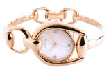 Gucci Horsebit Collection Diamonds Mother of Pearl Dial Rose Gold Steel Strap Watch For Women - YA139508