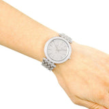 Michael Kors Darci Silver Dial Silver Steel Strap Watch for Women - MK3437