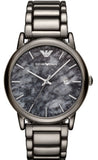 Emporio Armani Luigi Analog Grey Dial Grey Steel Strap Watch For Men - AR11155