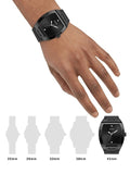 Guess Phoenix Black Dial Black Rubber Strap Watch for Men - GW0386G1