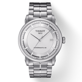 Tissot Luxury Powermatic 80 Silver Dial Silver Steel Strap Jam Tangan Untuk Pria - T086.407.11.031.00