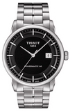 Jam Tangan Pria Tissot Luxury Powermatic 80 Dial Hitam dengan Tali Baja Perak - T086.407.11.051.00