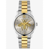 Gucci G Timeless Silver Dial Two Tone Steel Strap Watch For Women - YA1264131