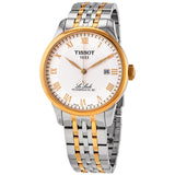 Jam Tangan Pria Tissot Le Locle Powermatic 80 Silver Dial Two Tone Steel Strap - T006.407.22.033.01