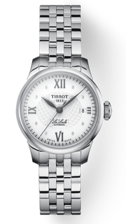 Tissot Le Locle Automatic Lady Silver Dial Silver Steel Strap Watch For Women - T41.1.183.16