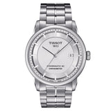 Tissot Luxury Powermatic 80 Silver Dial Silver Steel Strap Jam Tangan Untuk Pria - T086.408.11.031.00