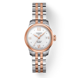 Jam Tangan Wanita Tissot Le Locle Automatic Silver Dial Two Tone Steel Strap - T41.2.183.16