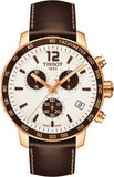 Jam Tangan Tissot Quickster Chronograph Dial Perak Untuk Pria - T095.417.36.037.01
