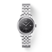 Tissot Le Locle Automatic Lady Black Dial Silver Steel Strap Watch For Women - T006.207.11.058.00