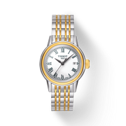 Tissot Carson Lady White Dial Two Tone Steel Strap Watch For Women - T085.210.22.013.00