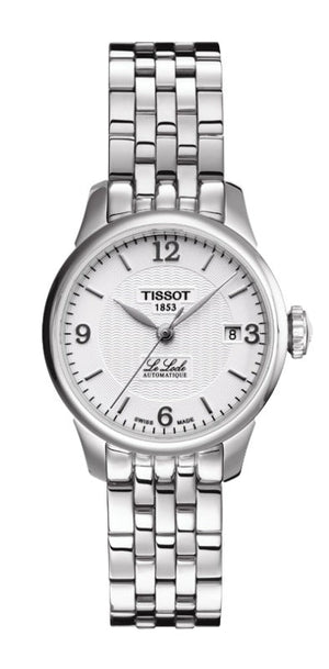Tissot Le Locle Small Lady Automatic Silver Dial Silver Steel Strap Watch For Women - T41.1.183.34
