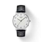 Tissot Everytime Desire Medium White Dial Jam Tangan Tali Kulit Hitam Untuk Pria - T109.410.16.032.00