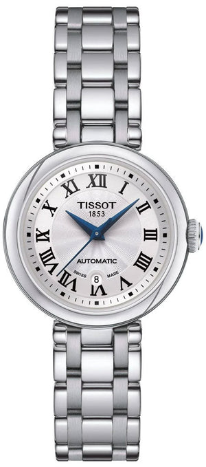 Tissot Bellissima Automatic Silver Dial Silver Steel Strap Watch For Women - T126.207.11.013.00
