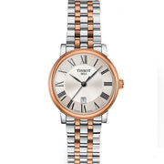 Tissot Carson Premium Lady Silver Dial Two Tone Steel Strap Watch For Women - T122.210.22.033.01