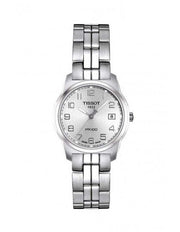 Tissot T Classic PR100 Silver Dial Silver Steel Strap Watch For Women - T049.210.11.032.00