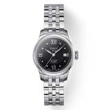 Jam Tangan Tissot Le Locle Automatic Lady Black Dial Silver Steel Strap Untuk Wanita - T41.1.183.56