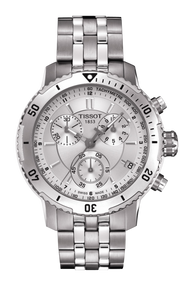 Tissot PRS 200 Chronograph Silver Dial Watch For Men - T067.417.11.031.00