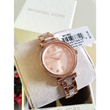 Michael Kors Sofie Quartz Rose Gold Dial Rose Gold Steel Strap Watch For Women - MK3882