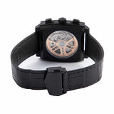 Tag Heuer Monaco Automatic Chronograph Black Dial Black Leather Strap Watch for Men - CBL2180.FC6497