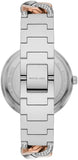 Michael Kors Catelyn Quartz Silver Dial Two Tone Steel Strap Watch For Women - MK4634