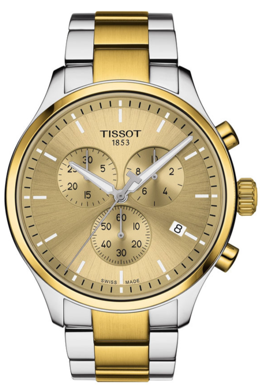 Tissot T Sport Chrono XL Classic Gold Dial Two Tone Steel Strap Tissot T Sport Chrono XL Classic Gold Dial Two Tone Steel Strap