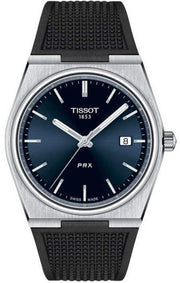 Tissot PRX Blue Dial Black Rubber Strap Watch For Men - T137.410.17.041.00