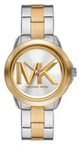 Michael Kors Analog Silver Dial Two Tone Steel Strap Watch For Women - MK7319