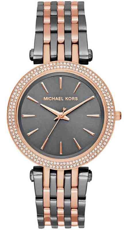MICHAEL KORS MK3584 ゴールド 時計 Oversized Maren Gold-Tone and Metallic Crocodile Embossed