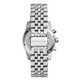 Michael Kors Runway Chronograph Black Dial Silver Steel Strap Watch For Women - MK5708