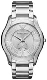 Emporio Armani Dress Quartz Silver Dial Silver Steel Strap Watch For Men - AR11084