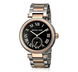 Michael Kors Skylar Black Dial Two Tone Steel Strap Watch for Women - MK5957