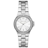 Michael Kors Lennox Three Hand Silver Dial Silver Steel Strap Watch For Women - MK7280