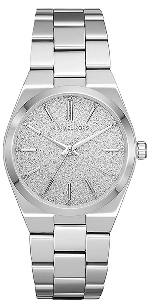 Michael Kors Channing Three Hand Silver Dial Silver Steel Strap Watch For Women - MK6626