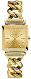 Guess Vanity Gold Dial Gold Steel Strap Watch for Women - W1029L2