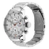 Tommy Hilfiger Trent Multi Function White Dial Silver Steel Strap Watch for Men - 1791140