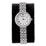 Emporio Armani Rosa Quartz White Dial Silver Steel Strap Watch For Women - AR11354