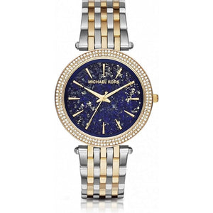 Michael Kors Darci Quartz Blue Dial Two Tone Steel Strap Watch For Women - MK3401