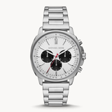 Michael Kors Sullivan Quartz White Dial Silver Steel Strap Watch For Men - MK8968