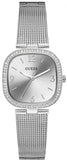 Guess Tapestry Diamonds Silver Dial Silver Mesh Bracelet Watch for Women - GW0354L1