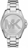 Michael Kors Bradshaw Quartz Silver Dial Silver Steel Strap Watch For Women - MK6554