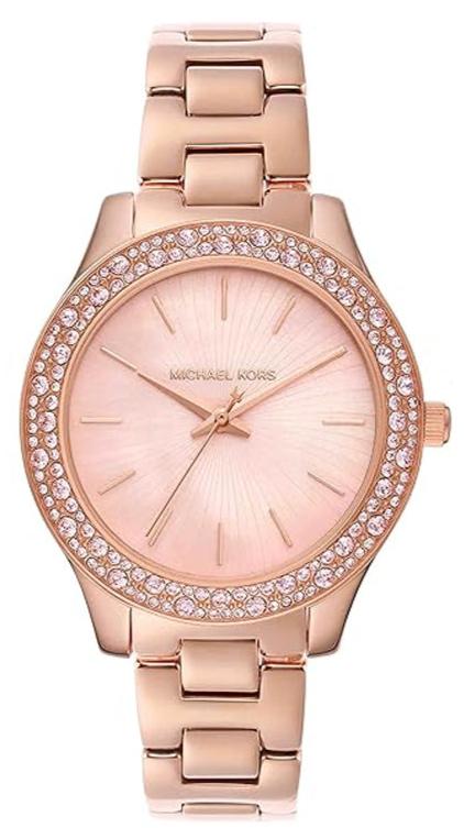 特別価格 Michael Kors Rose Gold Dial /Stainless Steel Strap Michael Kors Bradshaw Rose Gold Dial Two Tone Steel Strap