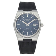 Tissot PRX Powermatic 80 Blue Dial Black Rubber Strap Watch for Men - T137.407.17.041.00