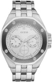 Guess Analog Quartz Silver Dial Silver Steel Strap Watch For Men - U0377G1