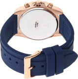 Guess Eclipse White Dial Blue Rubber Strap Watch for Women - GW0315L2