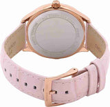 Michael Kors Sage Three-Hand Mother of Pearl Pink Dial Pink Leather Strap Watch for Women - MK4820