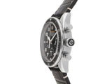 Tag Heuer Autavia Chronometer Flyback Automatic Chronograph Black Dial Black Leather Strap Watch for Men - CBE511A.FC8279