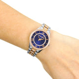 Michael Kors Lauryn Quartz Blue Dial Two Tone Steel Strap Watch For Women - MK3929