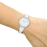 Calvin Klein Seduce White Dial Two Tone Steel Strap Watch for Women - K4E2N116