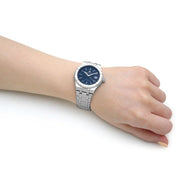 Maurice Lacroix Aikon Date Blue Dial Silver Steel Strap Watch for Men - AI1108-SS002-430-1